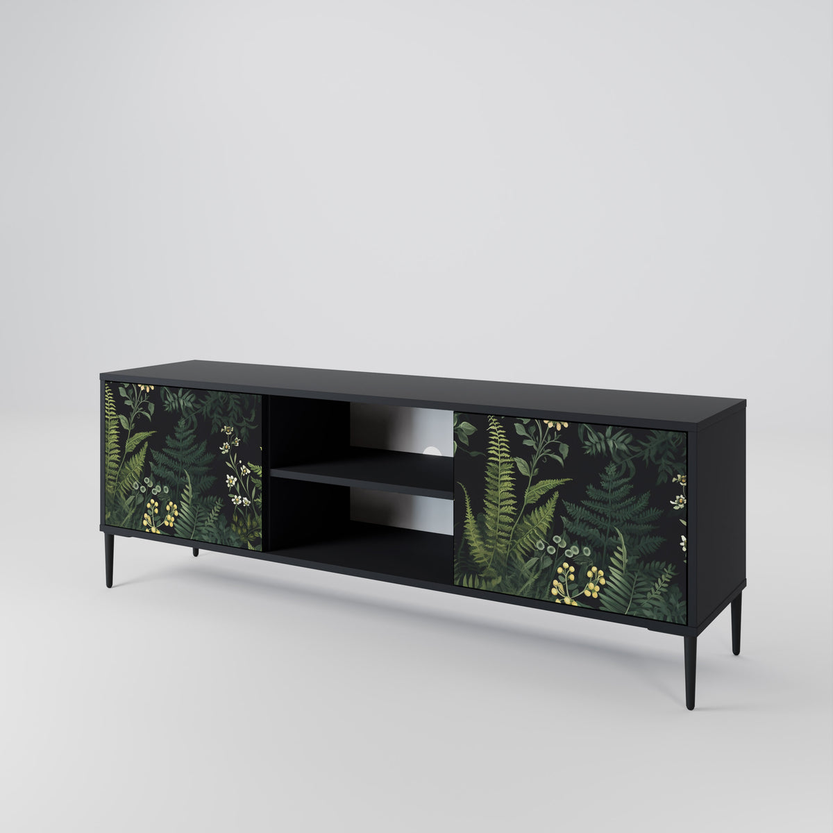 FERN FLOWERS 2-Door TV Cabinet