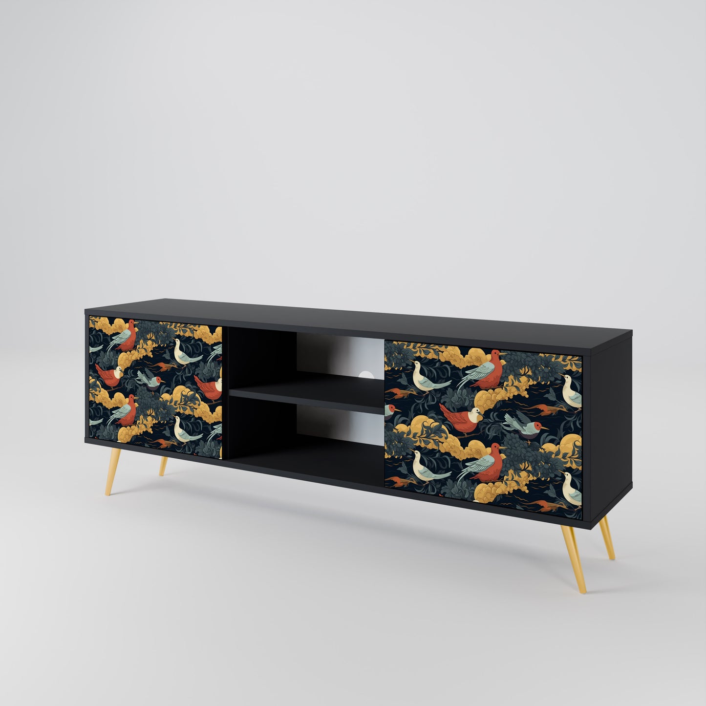 FOWLY DAZE 2-Door TV Cabinet