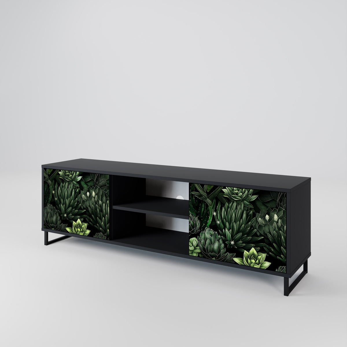 SUCCULENT JUNGLE Móvel de TV de 2 Portas