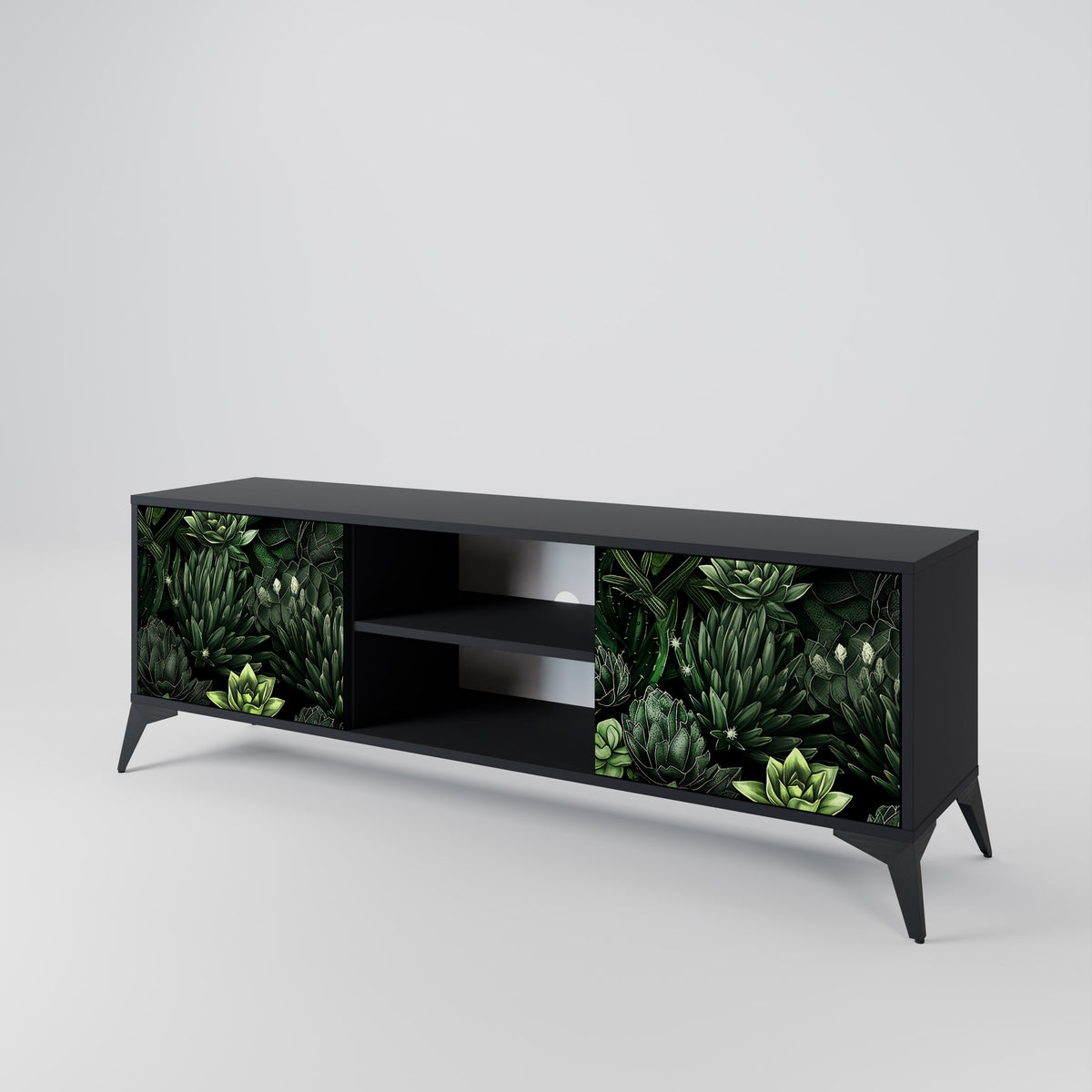 SUCCULENT JUNGLE Móvel de TV de 2 Portas
