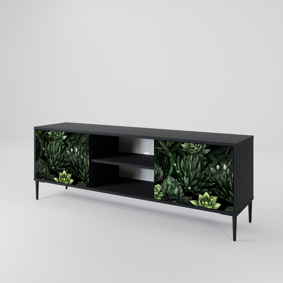SUCCULENT JUNGLE Móvel de TV de 2 Portas