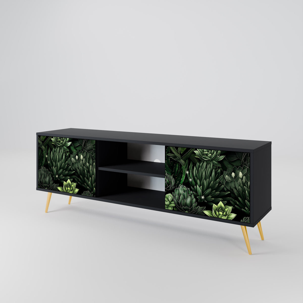 SUCCULENT JUNGLE Móvel de TV de 2 Portas