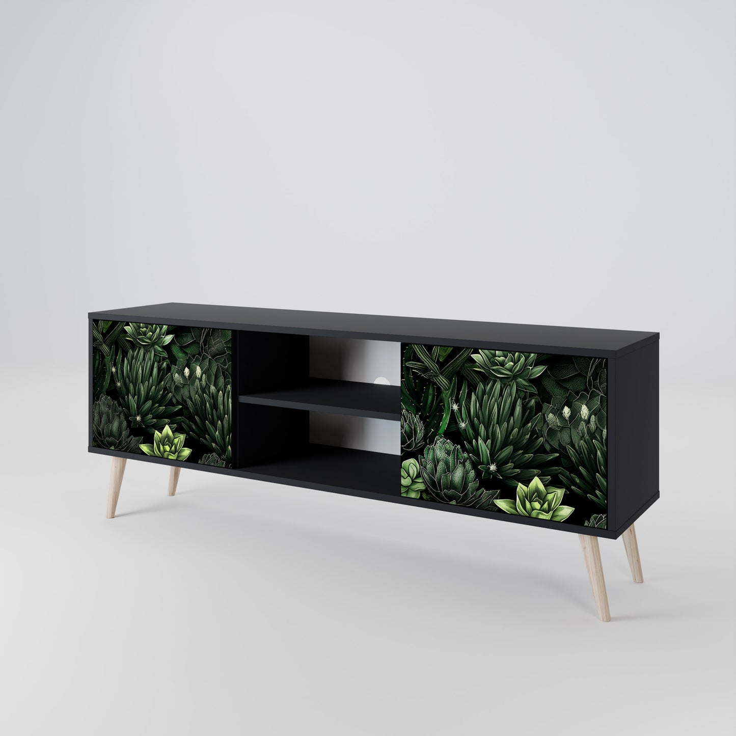 SUCCULENT JUNGLE Móvel de TV de 2 Portas