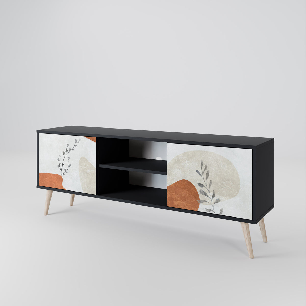 TRANQUIL TWIG Móvel de TV de 2 Portas