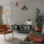 EERIE STROMANTHE Móvel de TV com 2 Portas em Acabamento Preto