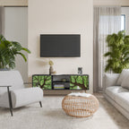 WILDERNESS DASH Móvel de TV com 2 Portas em Acabamento Preto