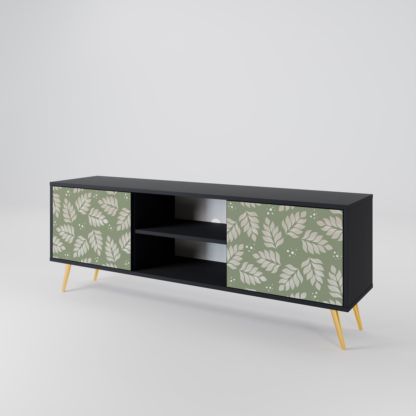 LEAVES ON GREEN 2-Door TV Cabinet