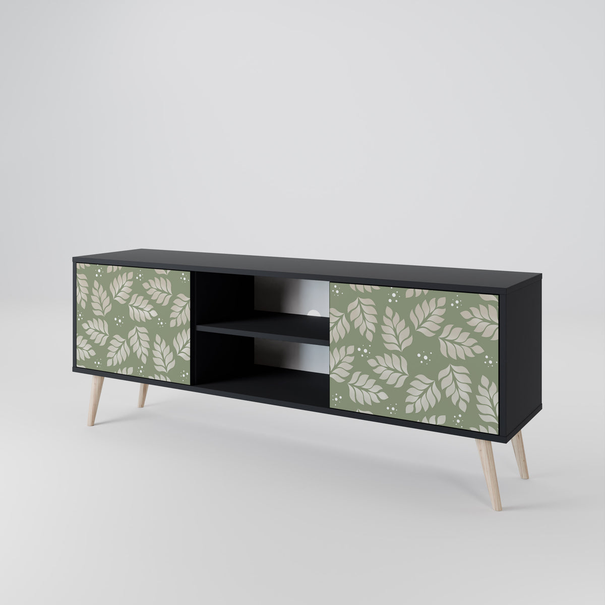 LEAVES ON GREEN 2-Door TV Cabinet