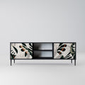 VERDURE FORMATION 2-Door TV Stand in Black Finish