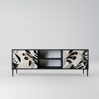 VERDURE FORMATION 2-Door TV Stand in Black Finish