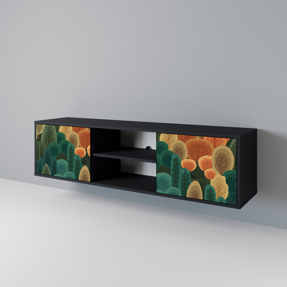 AUTUMN KALEIDOSCOPE 2-Door TV Cabinet