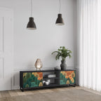 AUTUMN KALEIDOSCOPE Móvel de TV com 2 Portas em Acabamento Preto