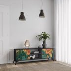 AUTUMN KALEIDOSCOPE Móvel de TV com 2 Portas em Acabamento Preto