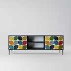 WEIGHTLESS HOURS Móvel de TV com 2 Portas em Acabamento Preto