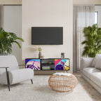 BIKE DREAMS Móvel de TV com 2 Portas em Acabamento Preto