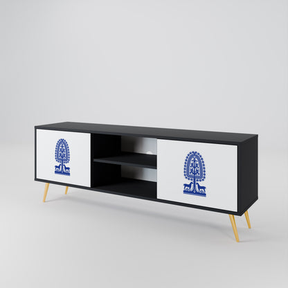 POLISH FOLK ART Móvel de TV de 2 Portas