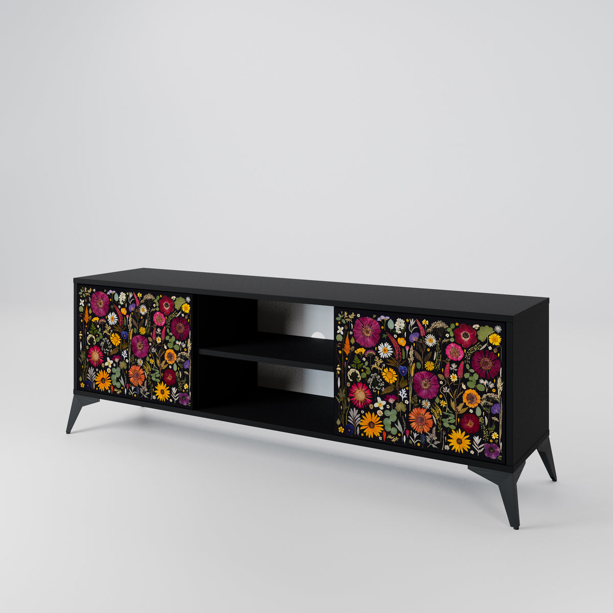 MIDNIGHT GARDEN 2-Door TV Cabinet