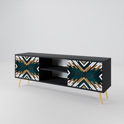 ARTISTIC GEOMETRY 2-Door TV Cabinet
