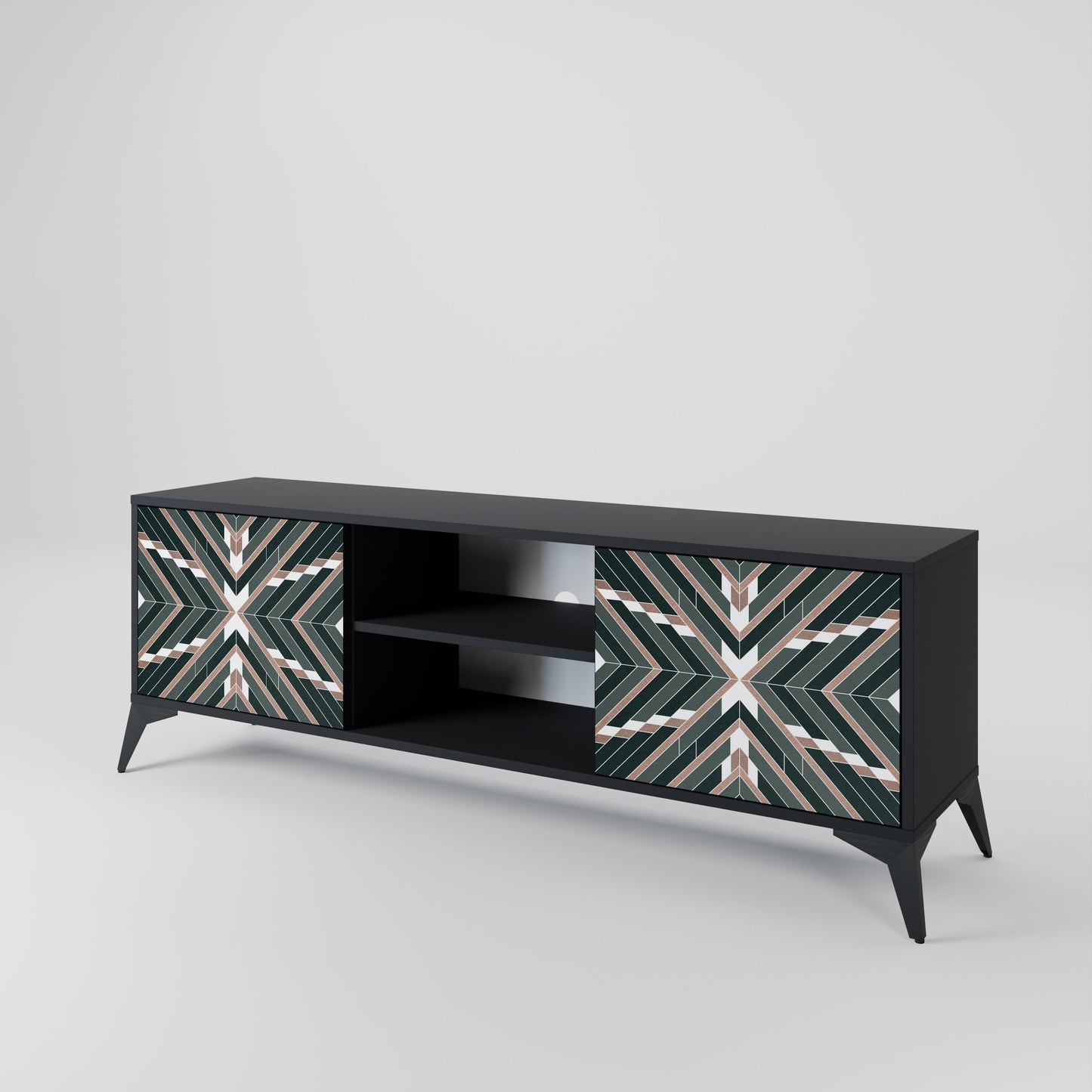 DIMENSION DELIGHTS 2-Door TV Cabinet