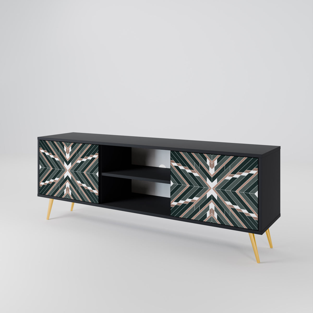 DIMENSION DELIGHTS 2-Door TV Cabinet