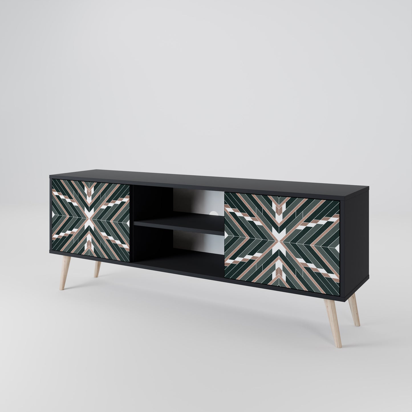 DIMENSION DELIGHTS 2-Door TV Cabinet