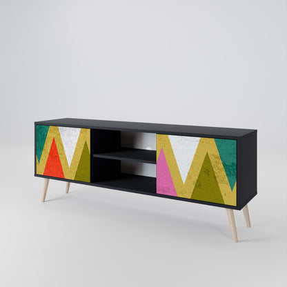 COLORFUL TRIANGLES Móvel de TV de 2 Portas