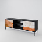 SANDHILLS SPLENDOUR 2-Door TV Stand in Black Finish