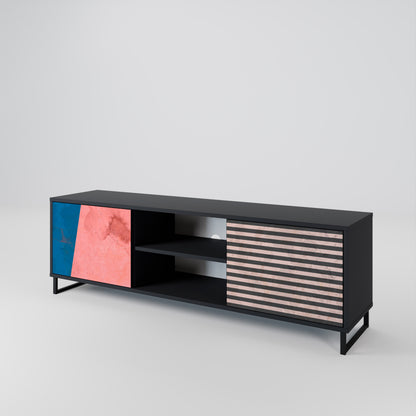 GLAMOROUS STRIPE Móvel de TV de 2 Portas