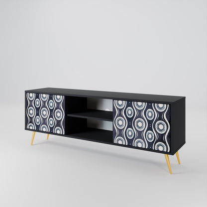 GRAPHITE EYES 2-Door TV Cabinet