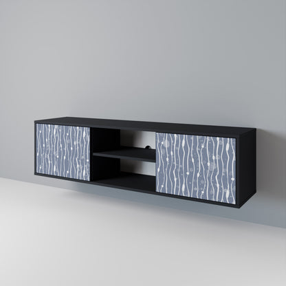 GRAPHITE RAIN Móvel de TV de 2 Portas