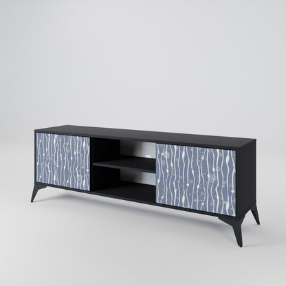 GRAPHITE RAIN Móvel de TV de 2 Portas