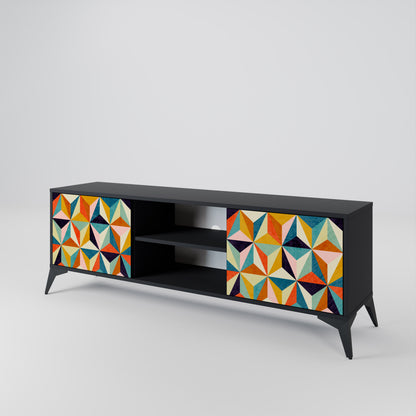 TESSELATE TREASURES 2-Door TV Cabinet
