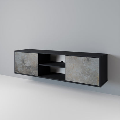 CONCRETE WALL Móvel de TV de 2 Portas