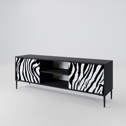 SPLENDID ZEBRA Móvel de TV de 2 Portas