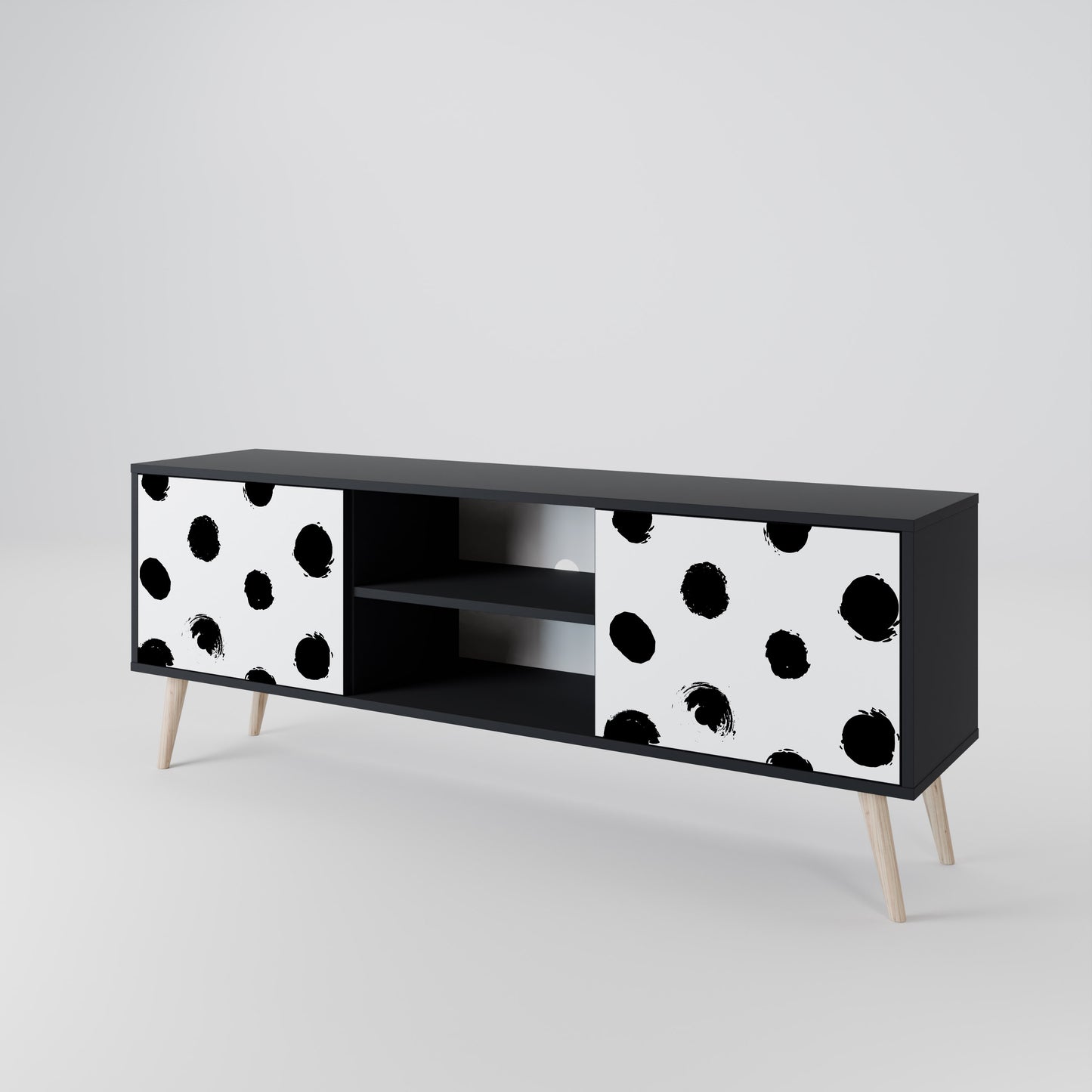 SLIPPING MINUTES 2-Door TV Cabinet