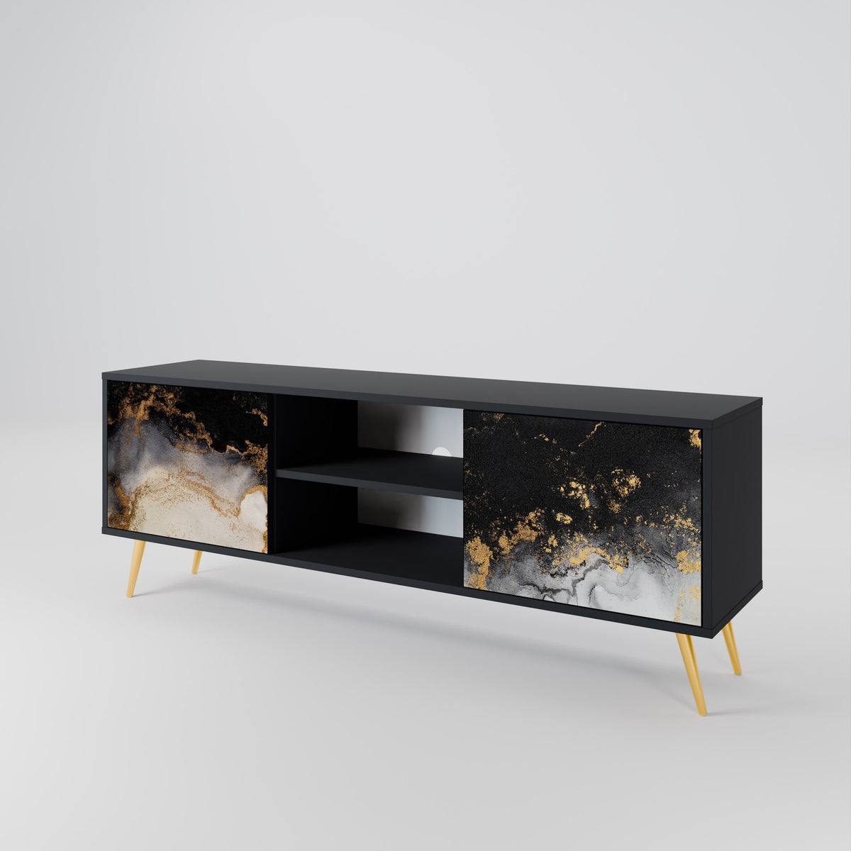 MARBLE OF TOMMORROW Móvel de TV de 2 Portas