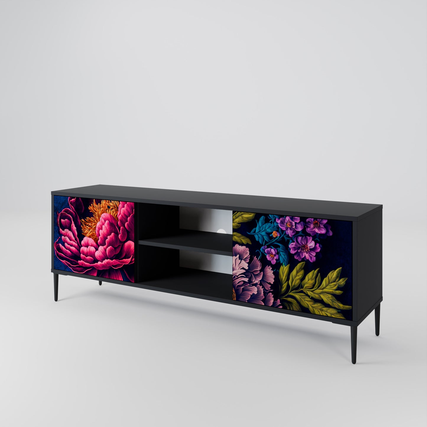 BLOOMING ELEGANCE Móvel de TV de 2 Portas