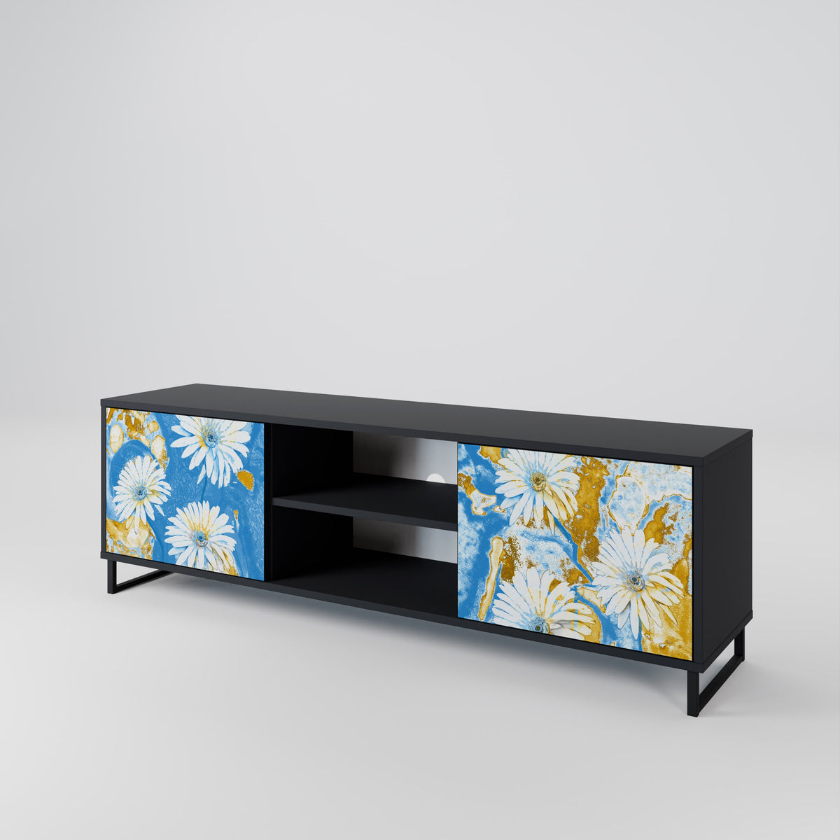 DAISY LUXE Móvel de TV de 2 Portas