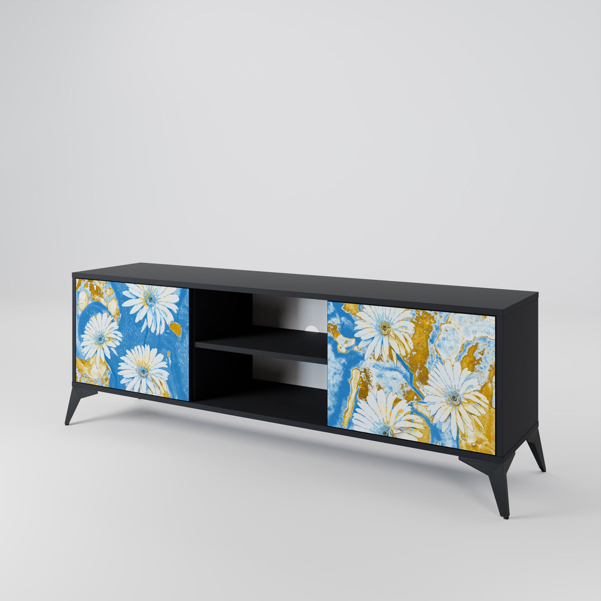 DAISY LUXE Móvel de TV de 2 Portas