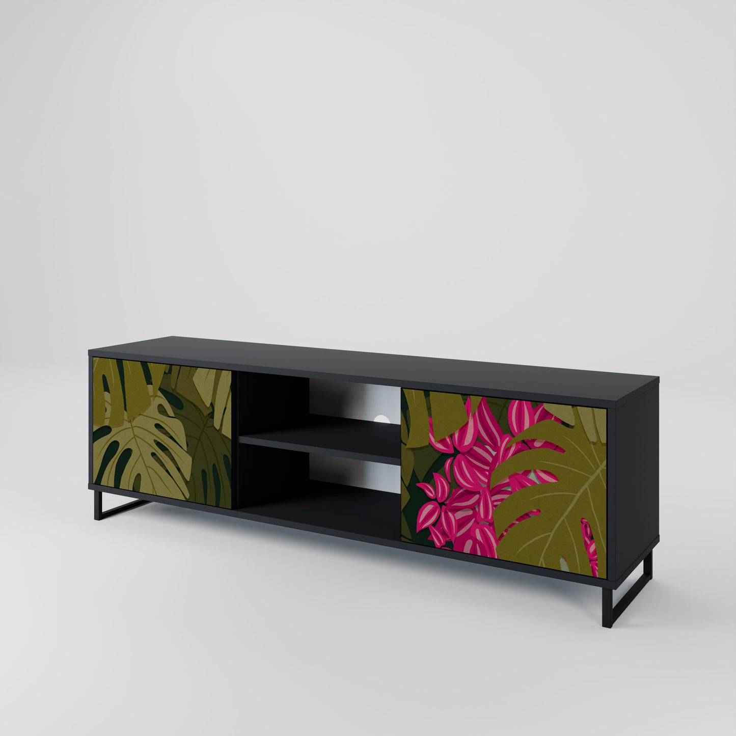 TROPICAL BEAUTY 2-Door TV Cabinet