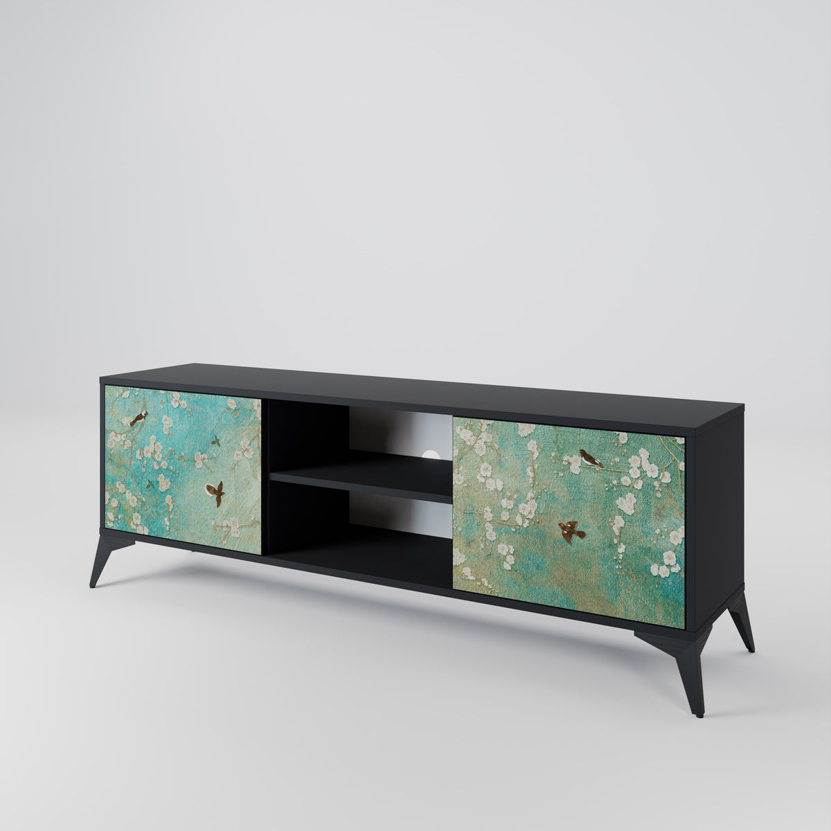 BLOOMING CHARM Móvel de TV de 2 Portas