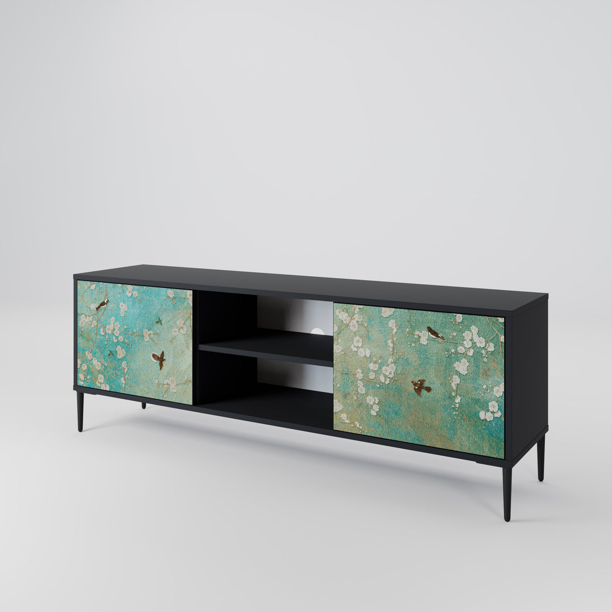 BLOOMING CHARM Móvel de TV de 2 Portas