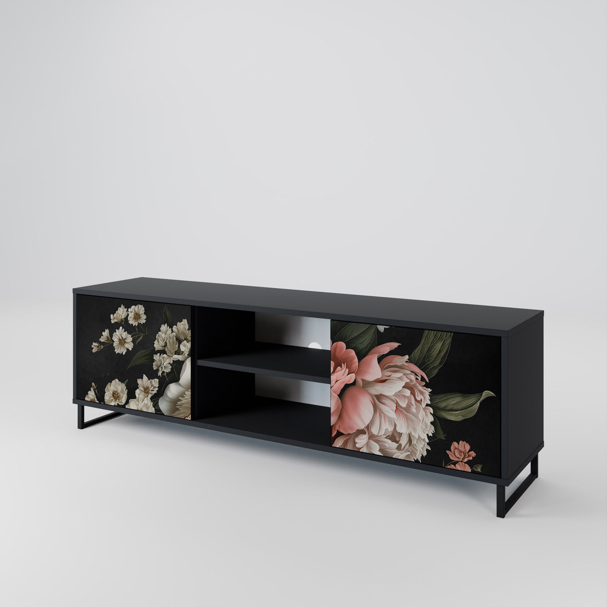 LUSH ELEGANCE Móvel de TV de 2 Portas