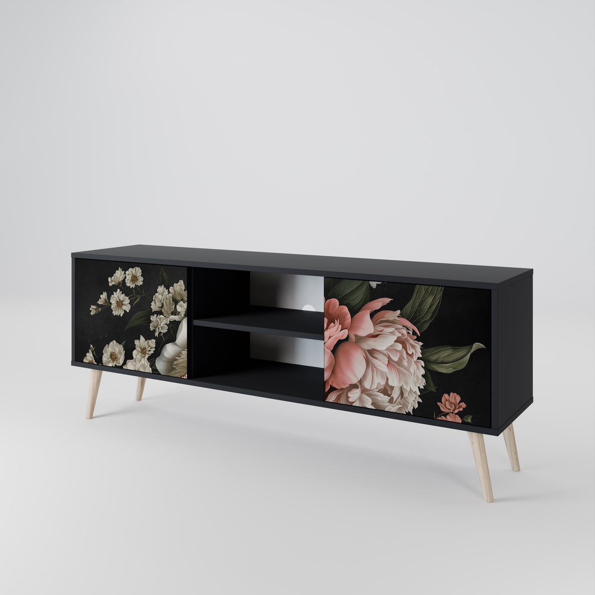 LUSH ELEGANCE Móvel de TV de 2 Portas