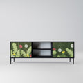DANDELION AMUSE 2-Door TV Stand in Black Finish
