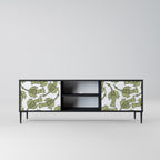 SEEDLING SONGBIRD Móvel de TV com 2 Portas em Acabamento Preto