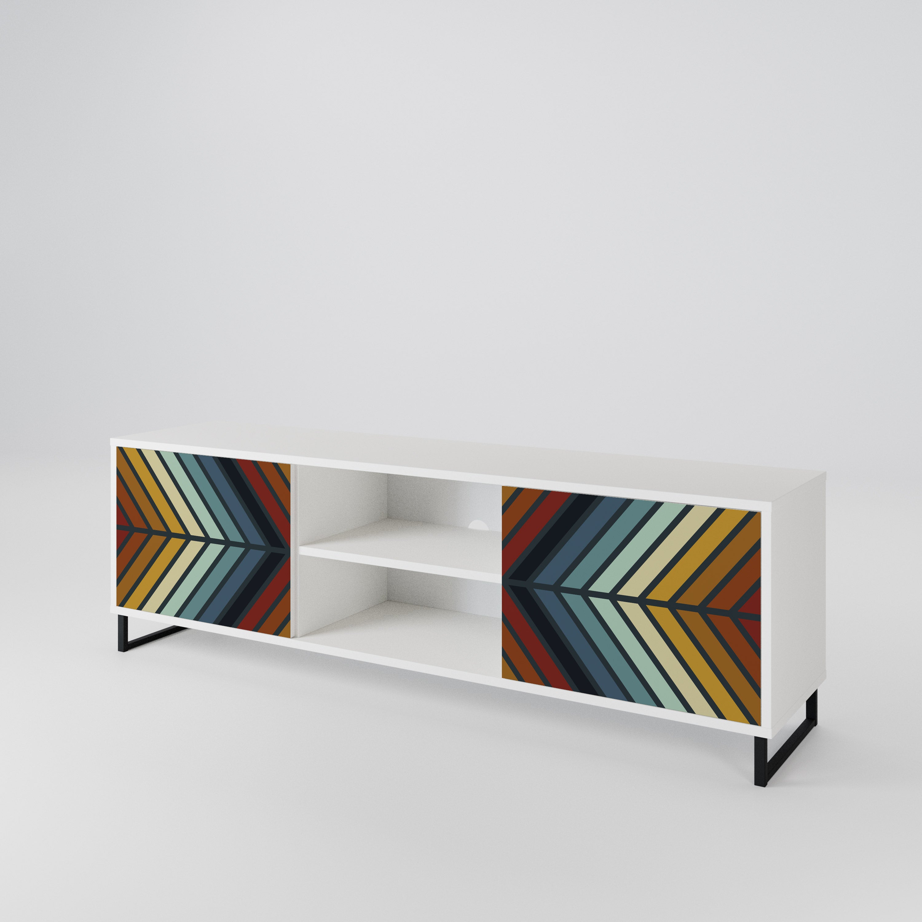 INDIGENOUS ZIGZAG Móvel de TV de 2 Portas