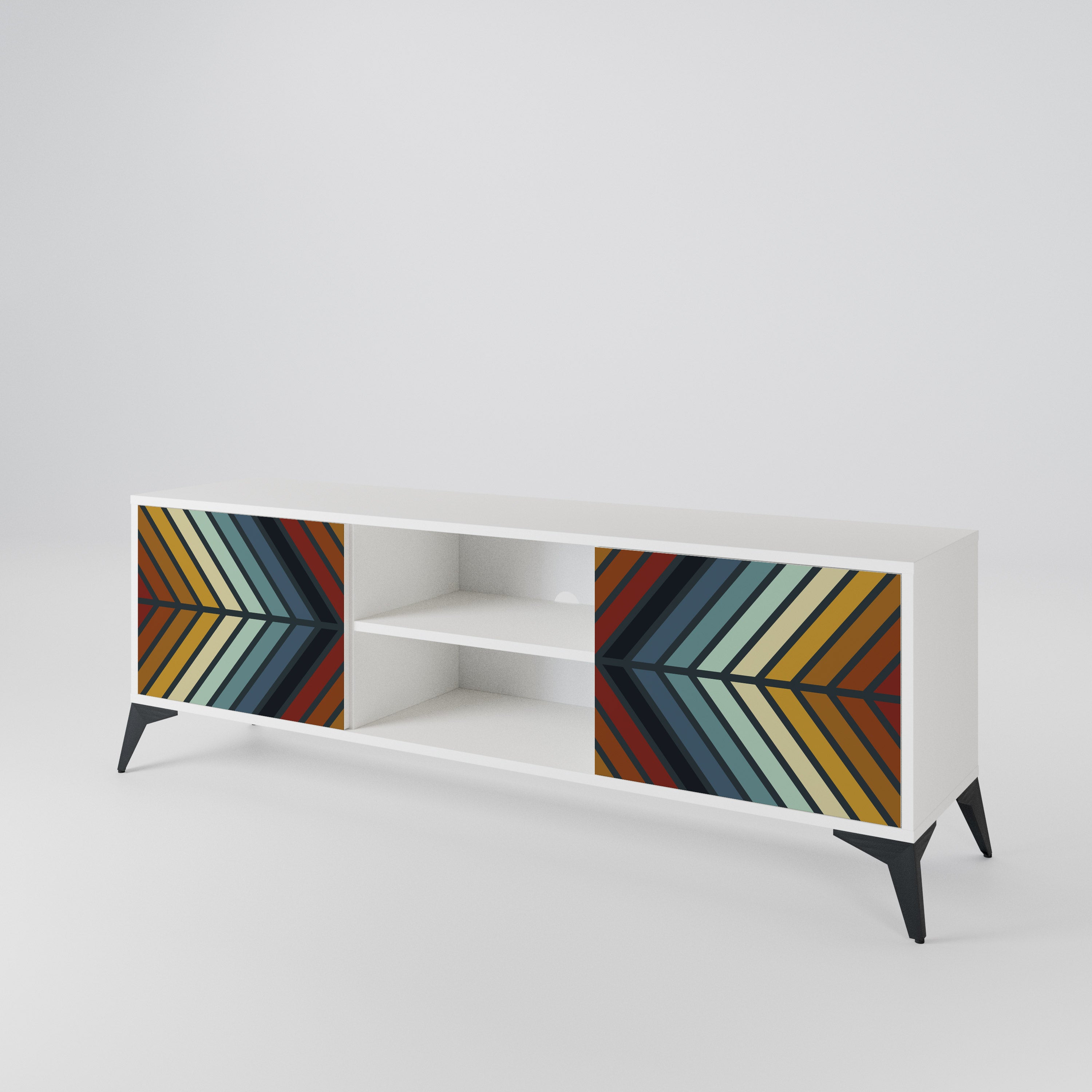 INDIGENOUS ZIGZAG Móvel de TV de 2 Portas