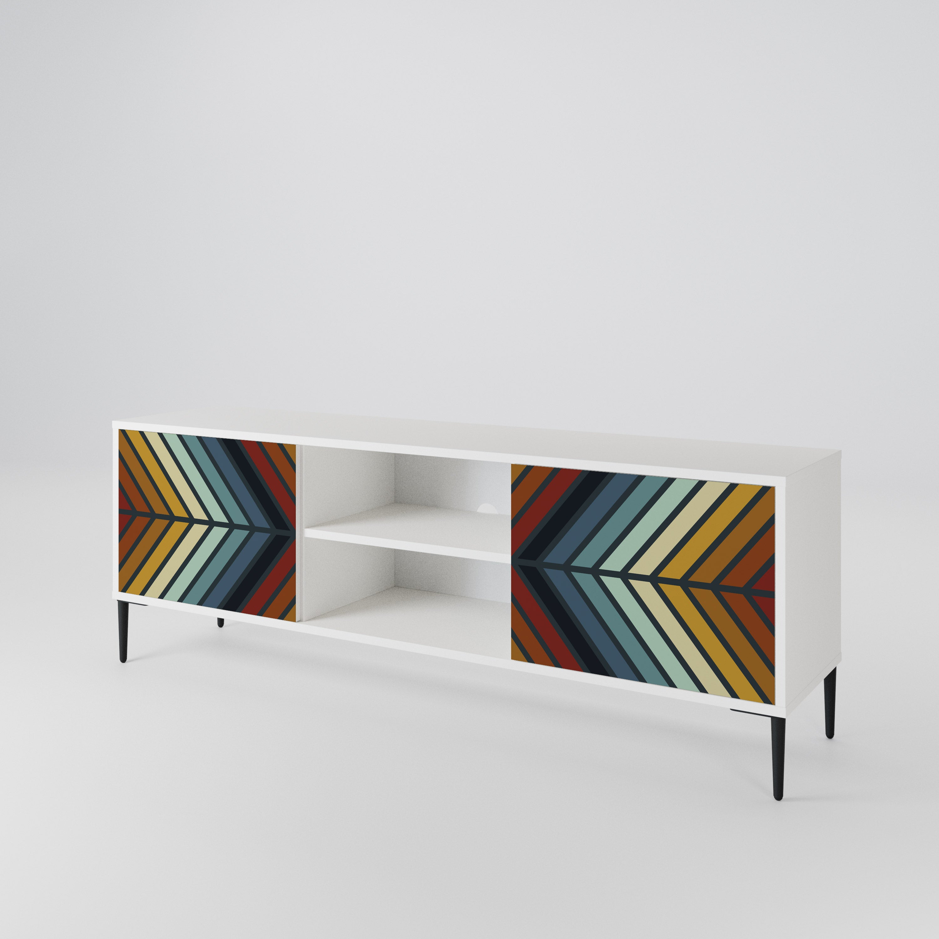INDIGENOUS ZIGZAG Móvel de TV de 2 Portas