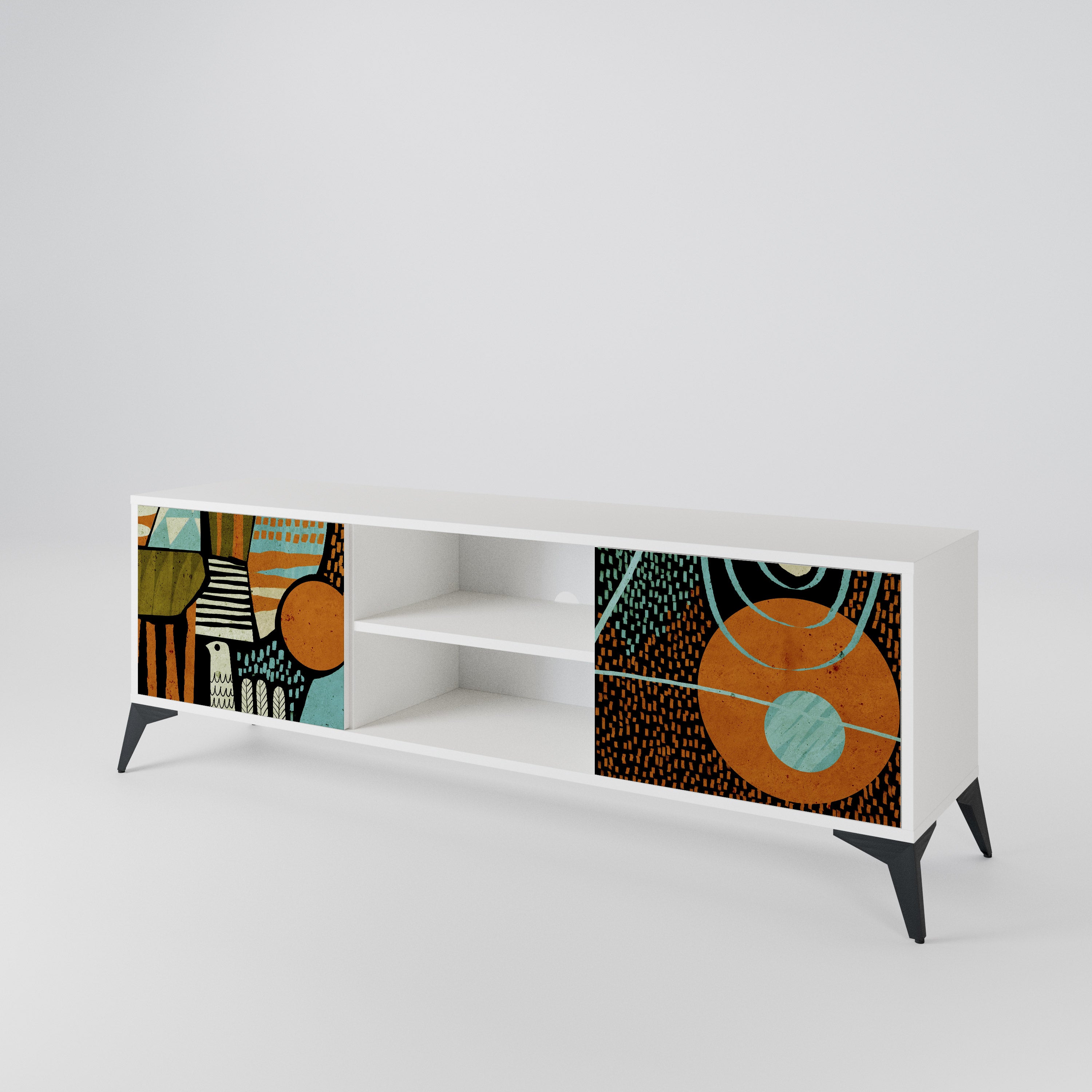GEODE GLIMMER Móvel de TV de 2 Portas